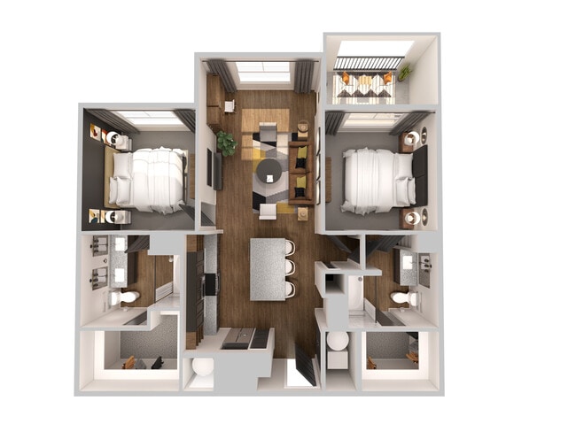 Roosevelt (2-BR) 1090 sq ft - Fitzroy Promenade