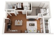 Floor Plan L1 | Domain | Apartments in Madison, WI