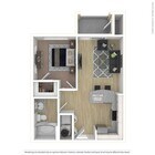 One bedroom apartment in Pflugerville, Texas.
