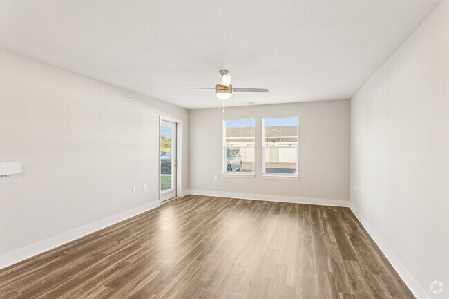 2BR, 1BA - 1,051SF - Living Room
