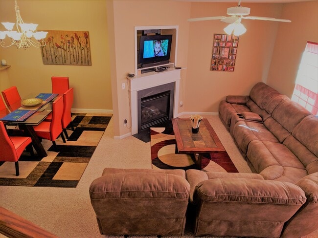 Dinning and living area in the 2nd floor