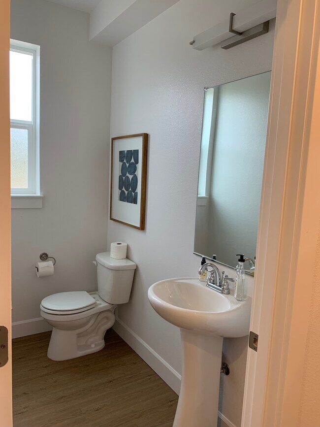 Downstairs powder bathroom - 3503 NE McDonald Ln