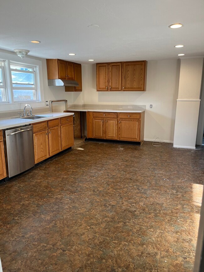 Kitchen ( New floor coming) - 8 Lincoln St Unit #2LincolnStWeymouthMA