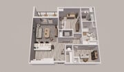 720 EW - 3D Marketing Plans - unit C1