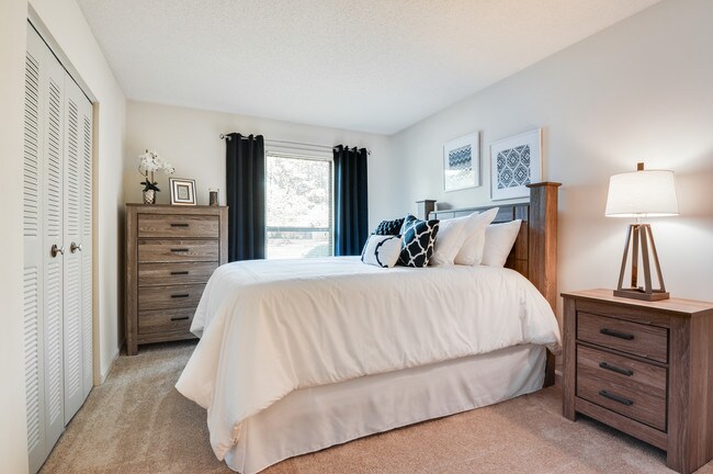 Guest Bedroom w/ double closets and large window