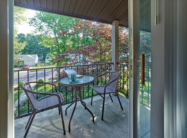 Enjoy being outside on your large balcony or patio