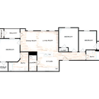 3 habitaciones, 2 baños, 1330 pies cuadrados
