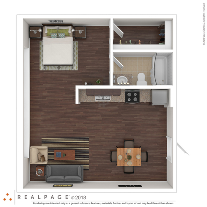 Phillips Luxury Apartments 1B1Ba 561 - 1B1B