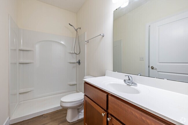 1BR, 1BA - 850SF - Primary Bathroom