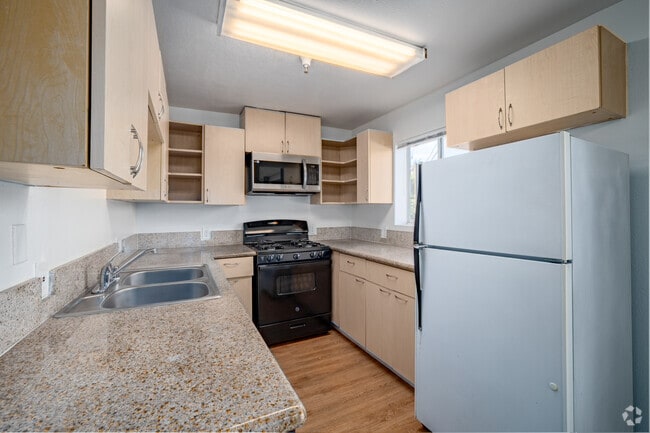 2 habitaciones, 2 baños - 1000 pies cuadrados - Cocina