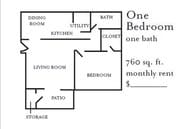 1BR/1BA