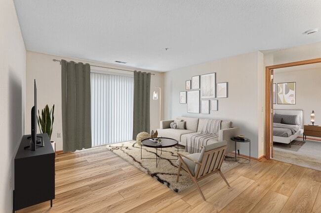 Two bedroom, two bath open concept
