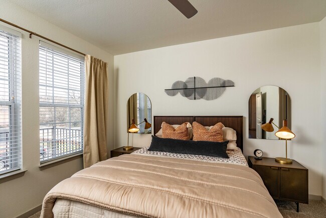 Spacious bedrooms.