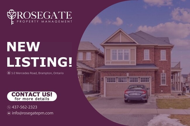 Building Photo - Spacious 4-Bedroom Detached Corner Home with Garage & Backyard in Brampton Unit 1