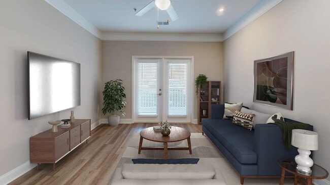 Newly Renovated Living Room with Private Balcony