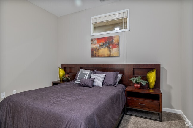 2BR, 2BA - 1,045-1,565SF - Primary Bedroom - The Residences at 668