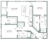 B3 floor plan Rye Heights