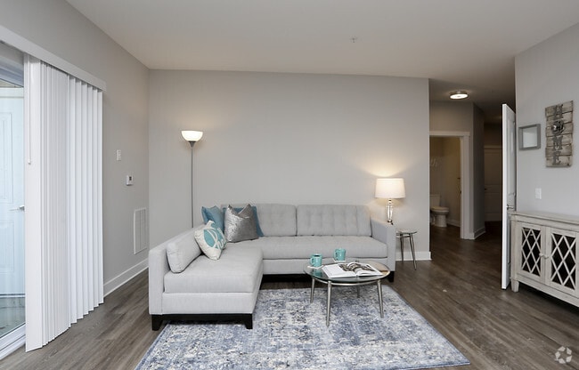 Living Room - The Beacon at Gateway Apartments