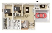 Concord I 3D Furnished