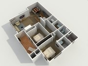 2BR/1BA