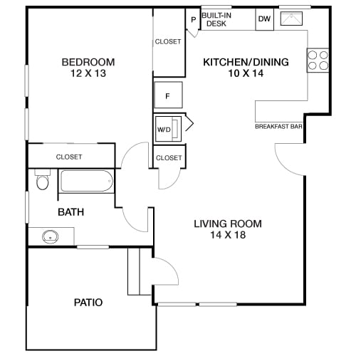 With Patio - Lincoln Place