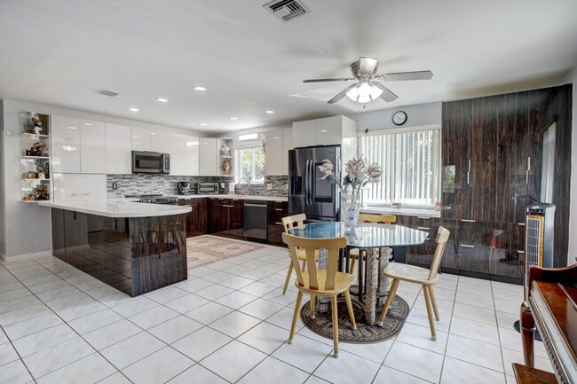 Kitchen with prior flooring - 8930 SW 149th Ter