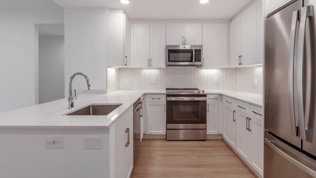 Kitchen with Stainless Steel Appliances