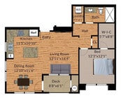 1DX floor plan The Tobin Estate