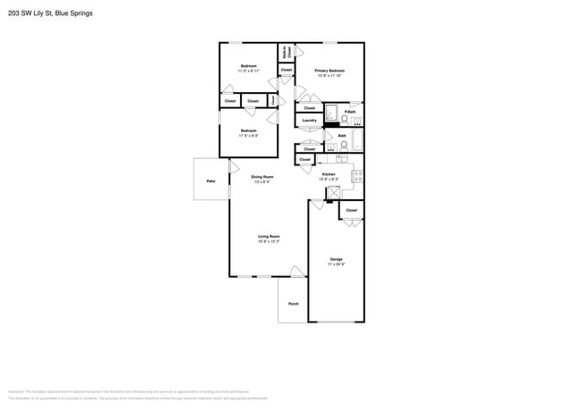 Photo - 3 BR/2BA Newly Renovated Single Family Home | 2-Car Covered Parking |In Blue Springs!