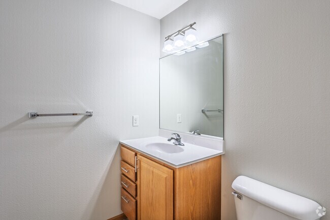 2BR, 1.5BA - 1,228SF - Half Bathroom