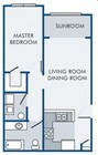 1BR/1BA