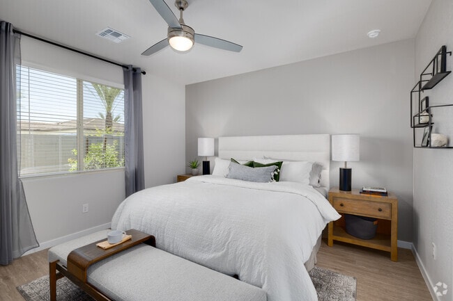 3BR, 2BA - 1,282SF - Primary Bedroom - Village at San Tan