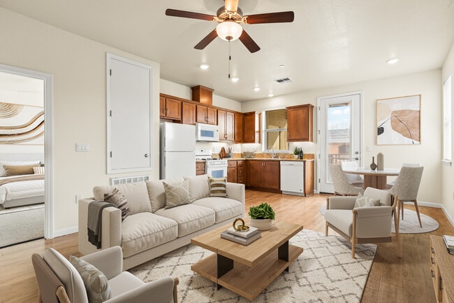 1BD - Living/kitchen