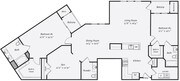 Rutherford Station - B13DR - 2 Beds - 2 Baths - 1736 Sq. ft.