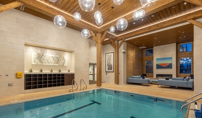 Relax by the fire after a long swim