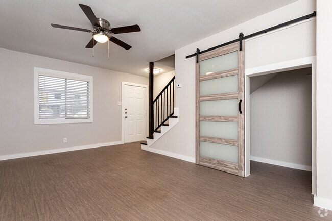 TIER 3 - 2BR, 1.5BA TOWNHOME - 1156SF Living Room