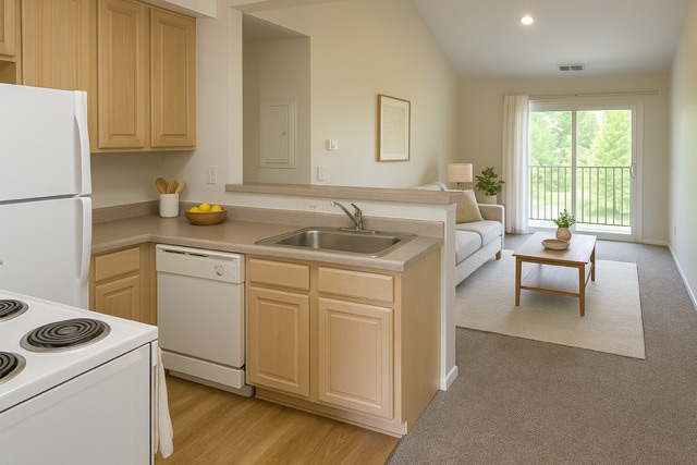 Unidad del 2do piso - Cocina - Pinewoods Circle