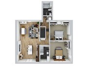 Unit 3 | 2 bed / 2 bath