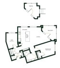 A1W floor plan The Hartley at Blue Hill