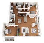 Floor Plan W3 | Domain | Apartments in Madison, WI