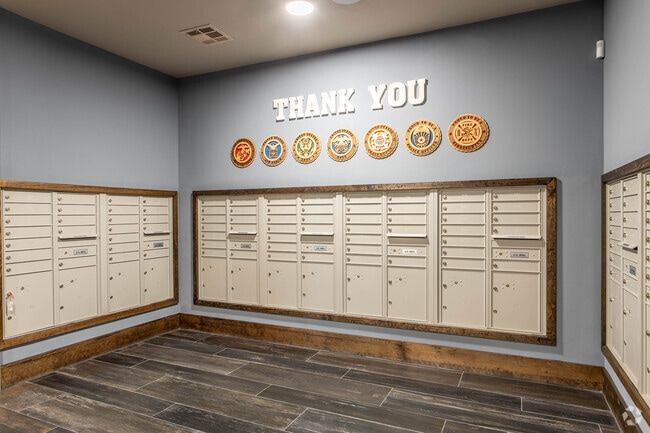 Mail Center and Package Lockers