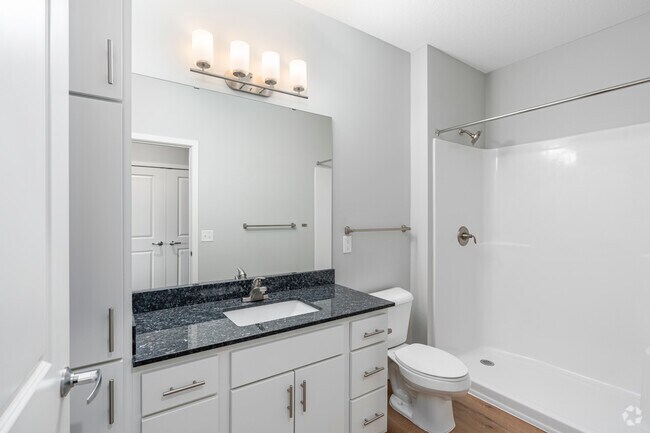 2BR,2BA - 1215SF - First Bathroom