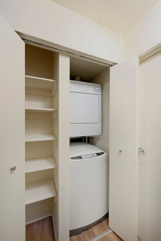 In-unit washer and dryer