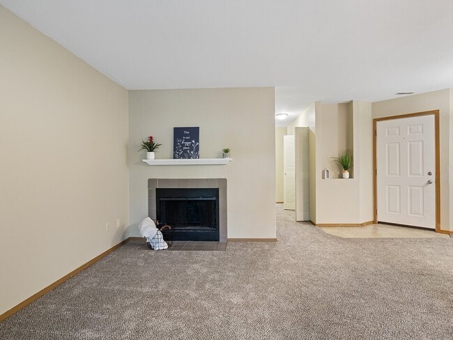 Fireplace - Country Club Apartments