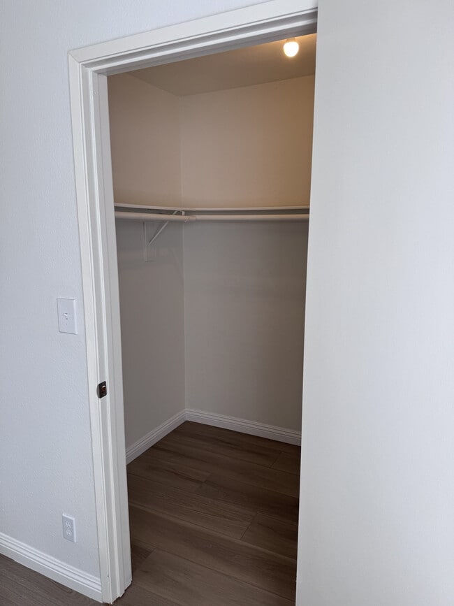 Master bedroom walk-in closet