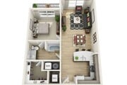 1 Bedroom, 1 Bath ¦ 777 Sqft.