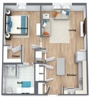 Southwick Commons - 3D - Unit A1