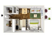 Paseo floor plan Scottsdale Gateway