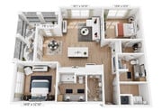B2 floor plan Upshore