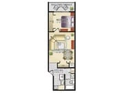 Model E | 0 Bedroom, 1 Bath